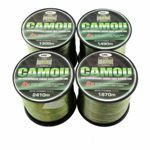 Bobine de fil de peche camou 0.23mm 3.6kg 2410m