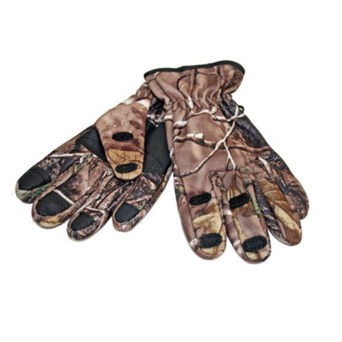 Gants de pêche ou chasse camouflage taille XL